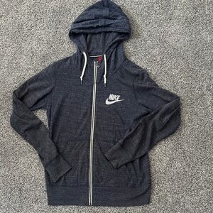 Nike Dark Blue Hoodie with Logo